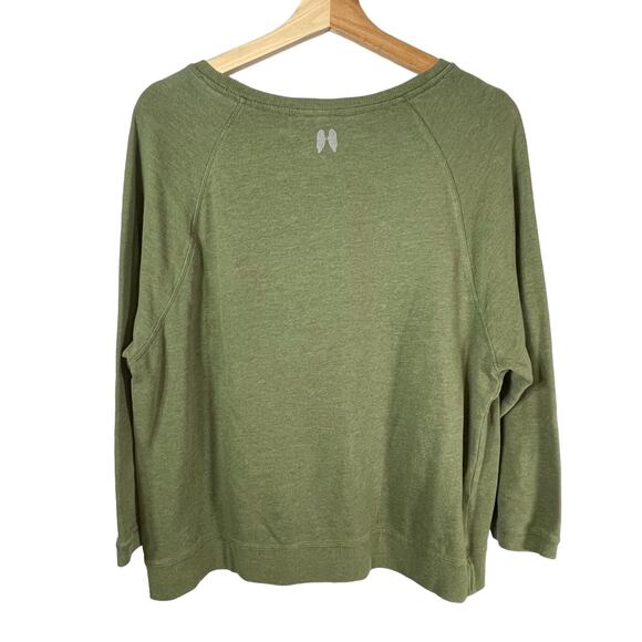 Lot of 2 Victoria's Secret SIZE SMALL Womens Sweatshirts Loungewear Green Blue - Picture 8 of 16